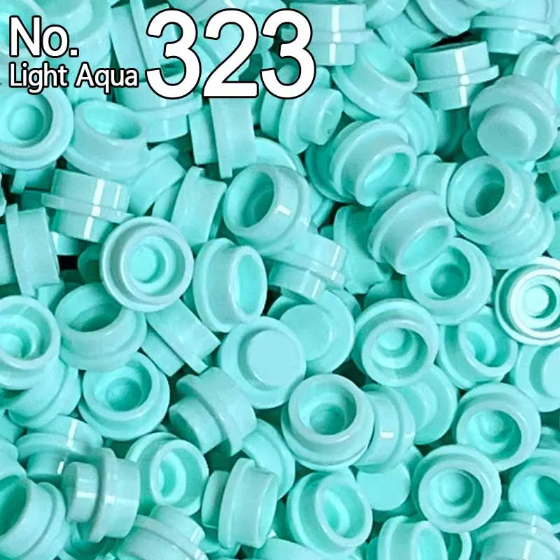 Runde Platte 1x1 Baustein Teile Ziegel Mosaik Maker Spielzeug Pixel Art Remix Malerei 53+ Farben Kompatibel 4073/6141 930 teile/los
