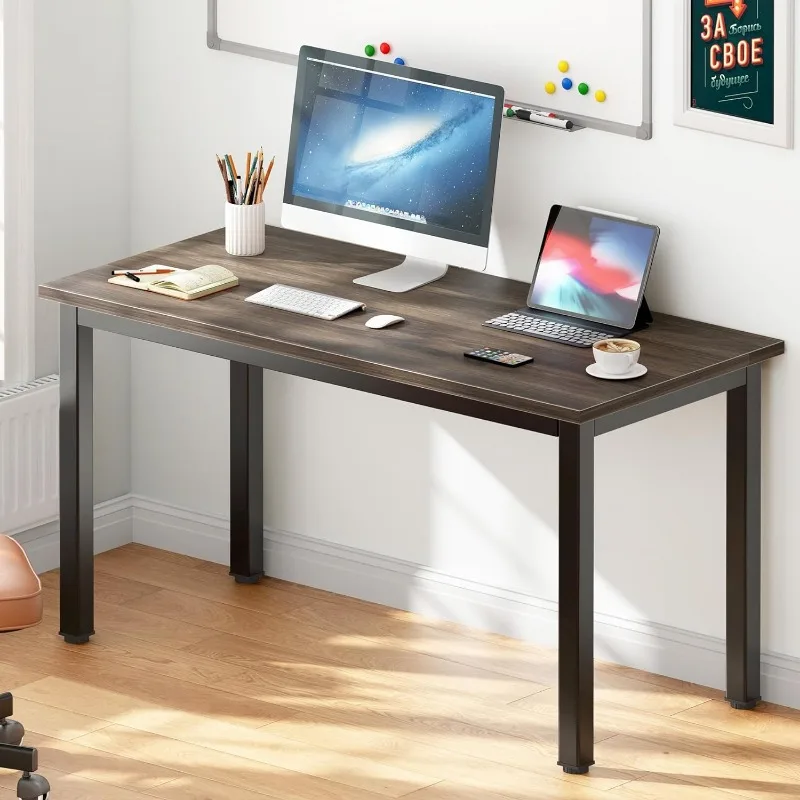 47 inches Medium Computer Desk, Home Composite Wood Board Desk, Decent and Steady Home Office School Desk/Workstation/Table