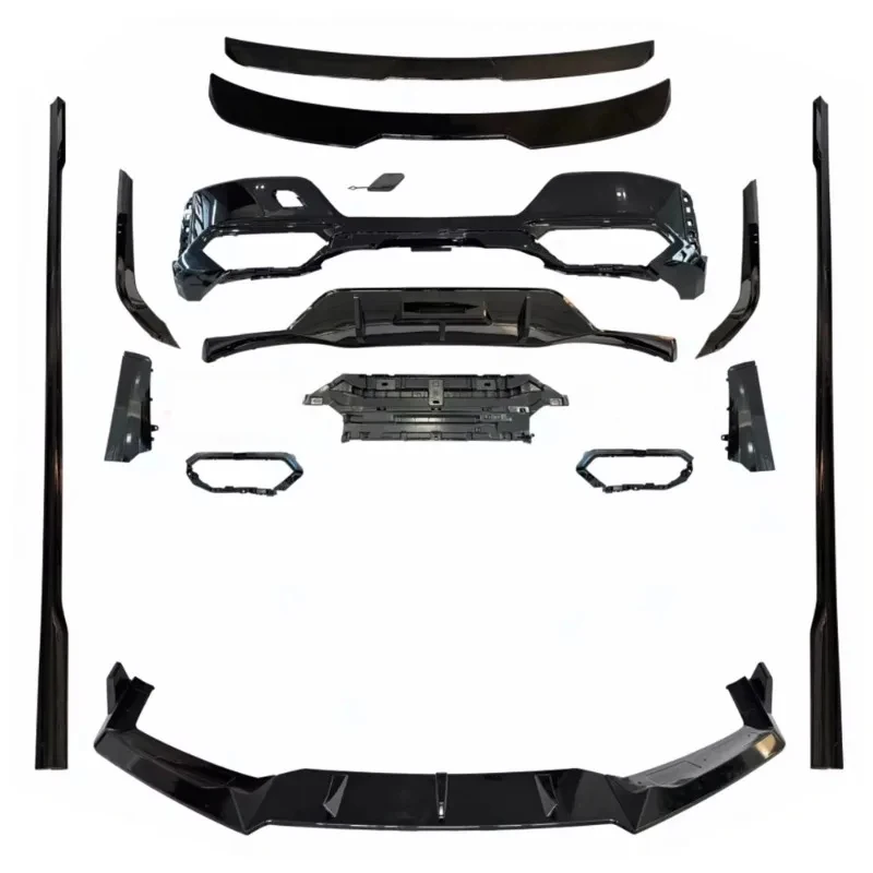 7 Series G70 Upgrade M760 Black Knight Aero Kits Side Extensions Spoiler Front Sp G70 Rear Diffuser with Exhaust Tips
