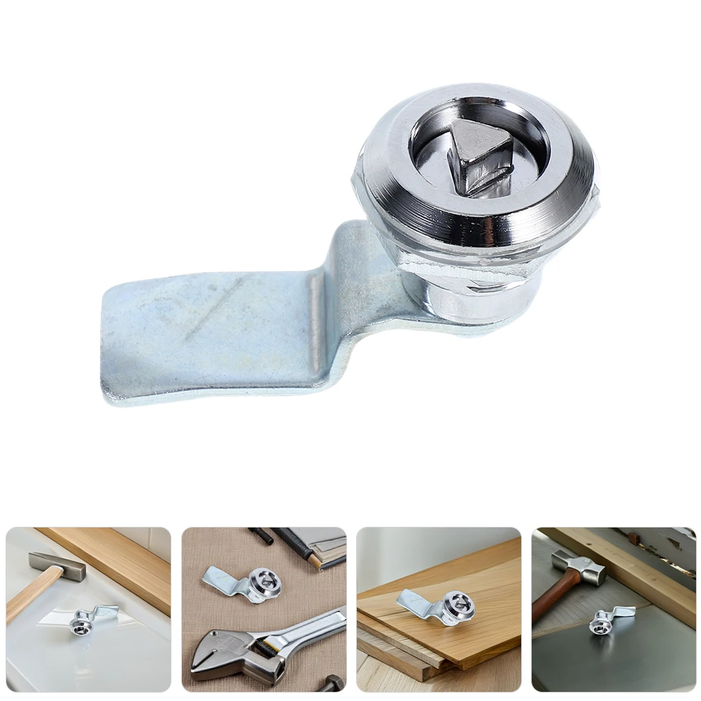 

4pcs Zinc Alloy Cam Locks Electrical Panel Triangle Key Cabinet Door Hardware Furniture Locks Combination Drawer Box Secure