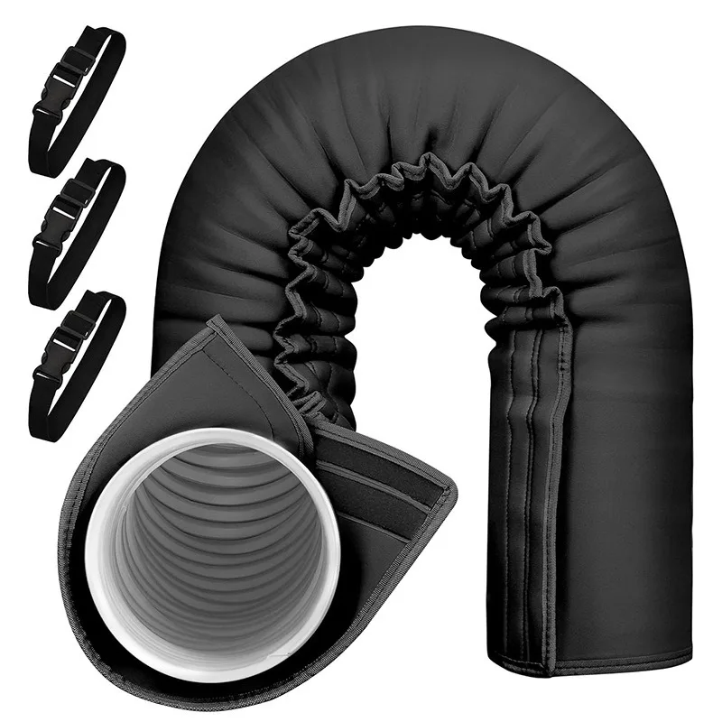 Portable Air Conditioner Hose Insulation Cover Vent Pipe Outlet Cap Heat Insulation Sleeve Fit 5in &