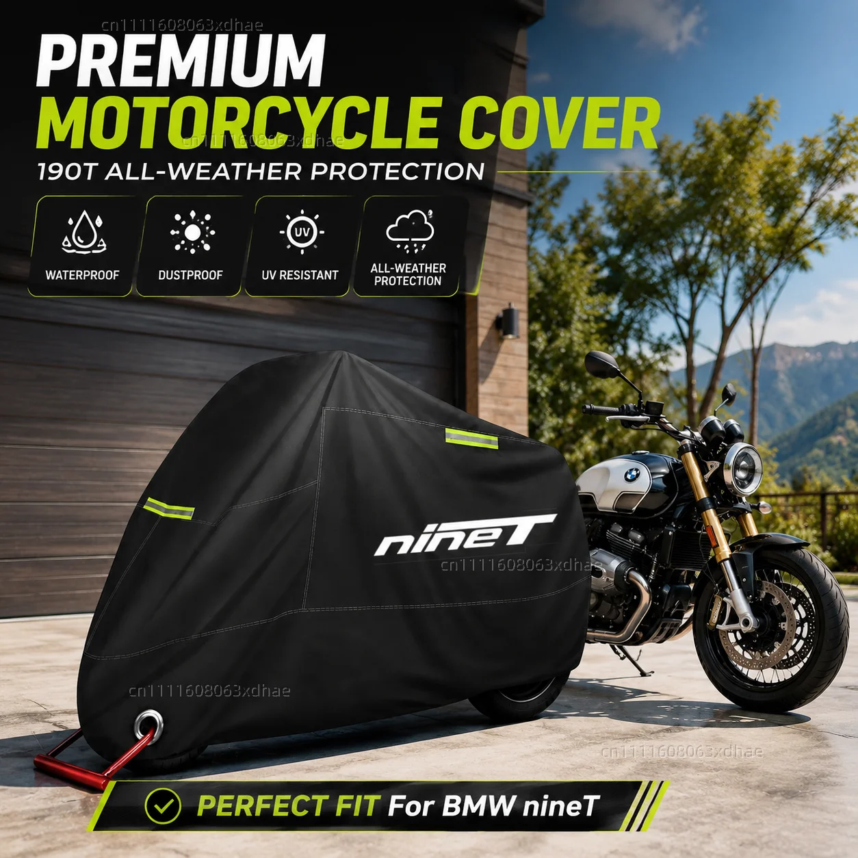 Motorcycle Full Cover Waterproof Rain Dustproof All Season 190T Oxford Cloth For For BMW R nineT RnineT Nine T Pure Scrambler