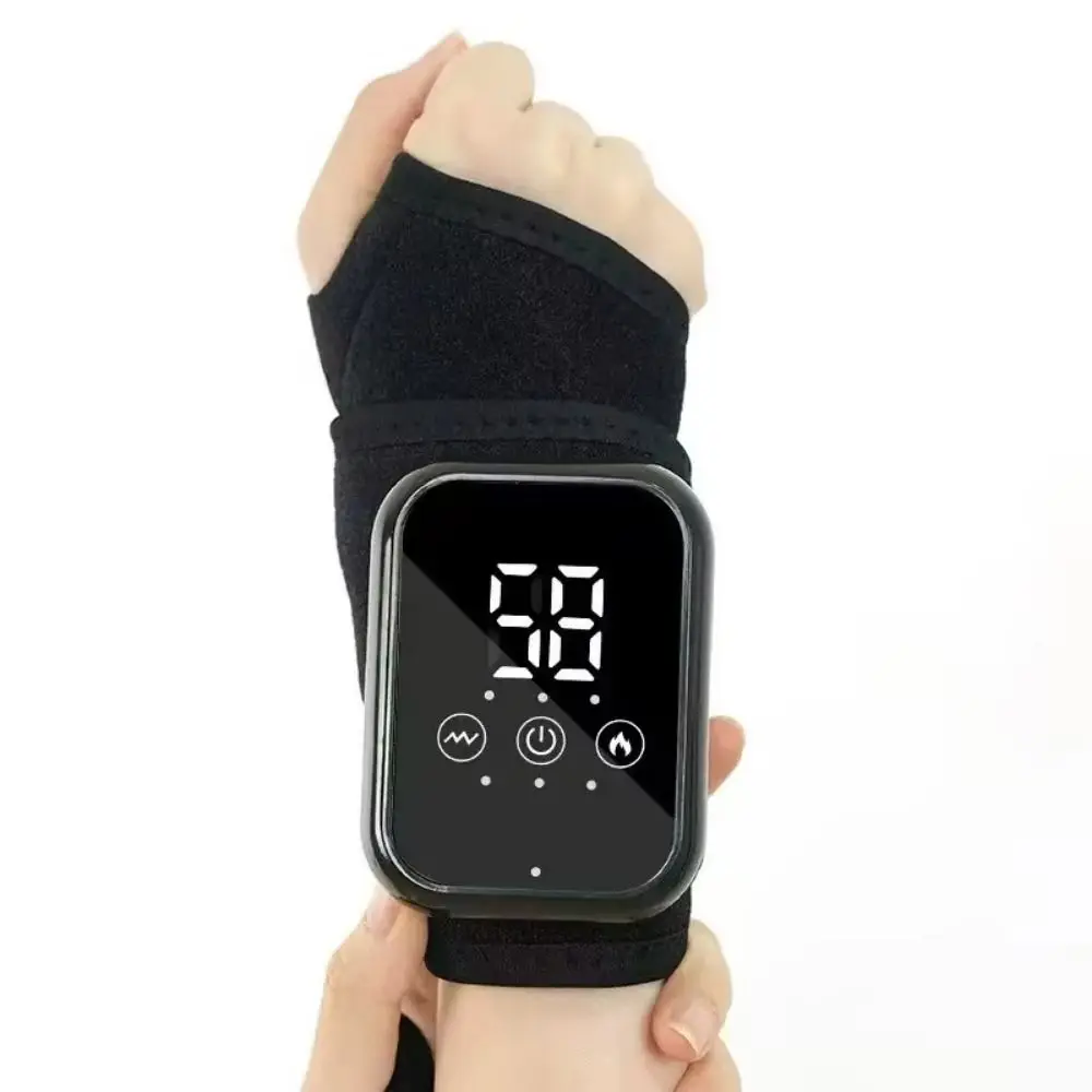 Protective Electric Heating Wrist Guard Non-Slip Adjustable Wrist Support Belt Intelligent Timing Breathable