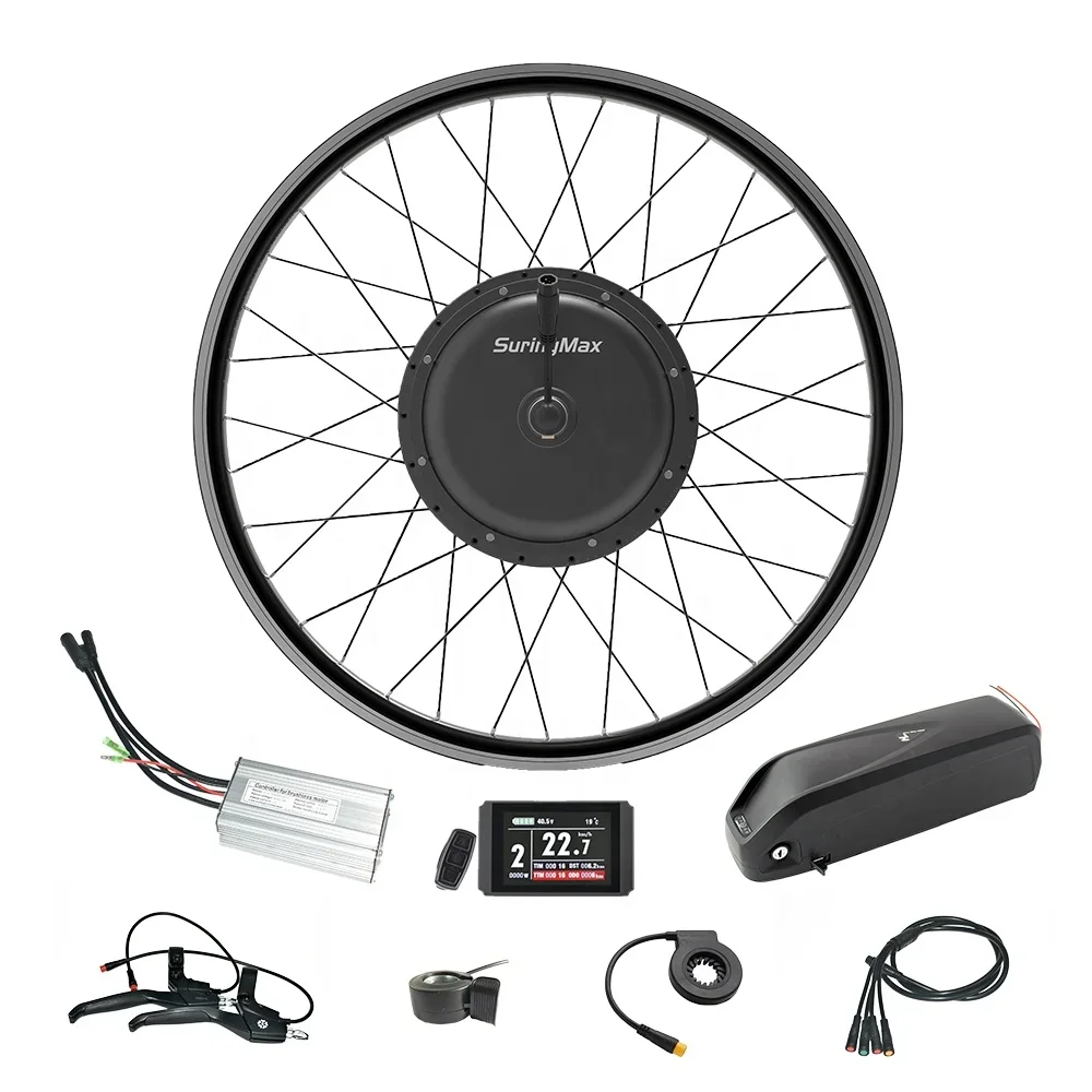 

26 28 29 inch e bike 1000w 1500w rear hub motor electric diy bicycle conversion kit with battery