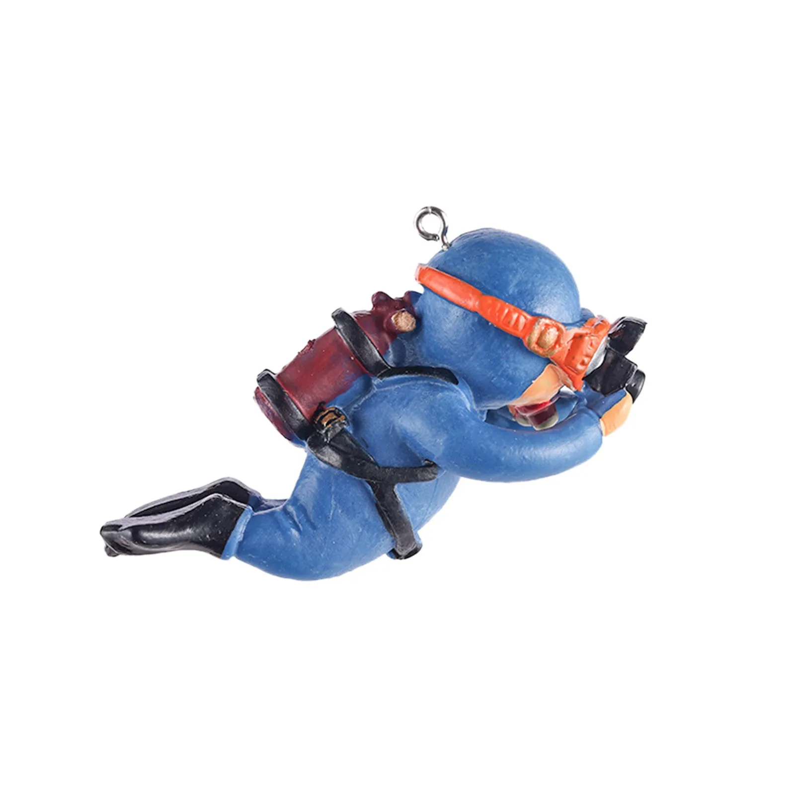 blue guy diver decorative ornament for fish tanks and aquariums 1pc hanging fall decorations