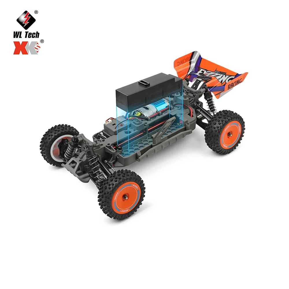 WLtoys 124010 55 KM/H RC samochód profesjonalny samochód wyścigowy 4WD Off-road elektryczny szybki dryf zabawki dla dzieci