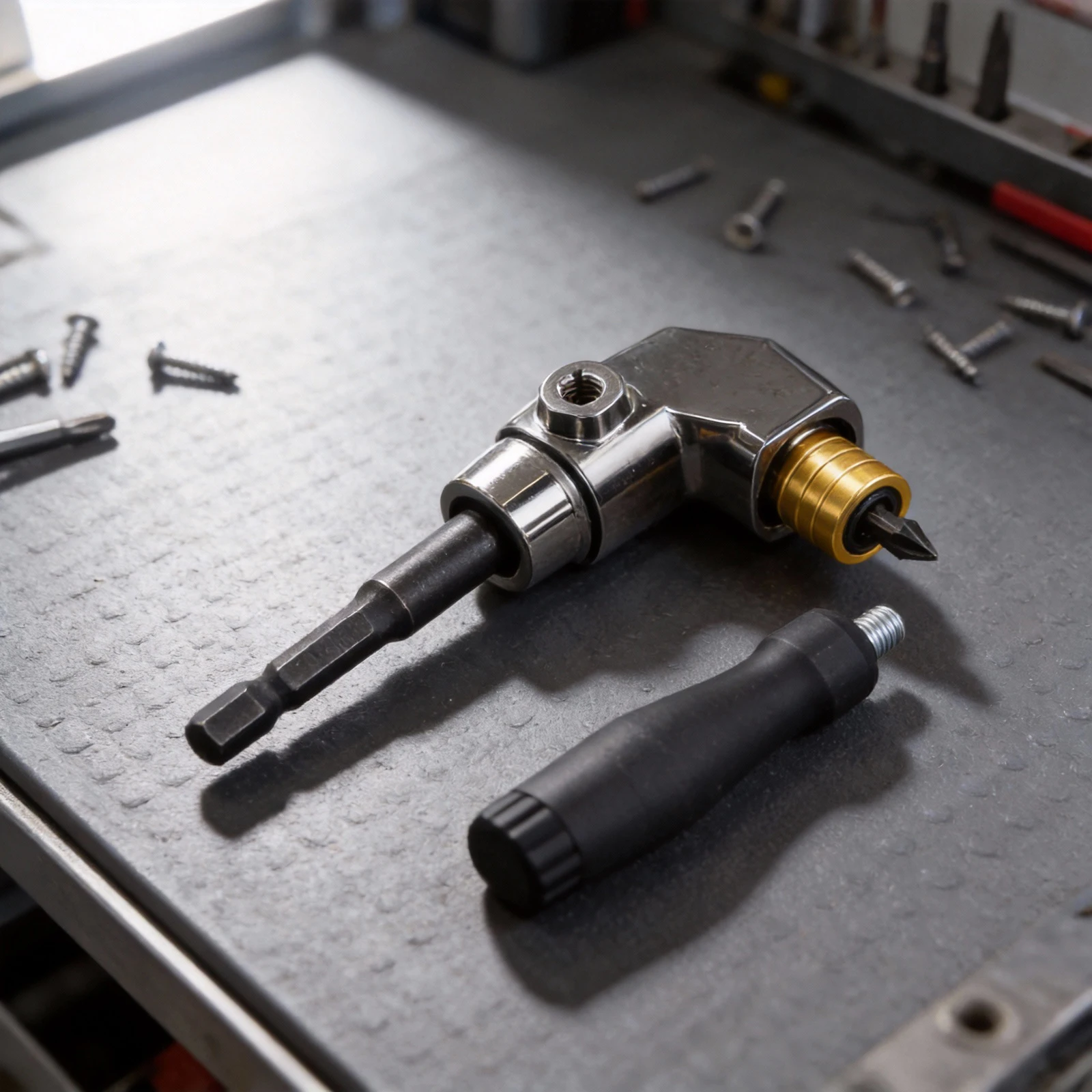90 Degree Right Angle Drill Adapter Electric Screwdriver Extension For Tight Space Drilling Power Tool Accessories