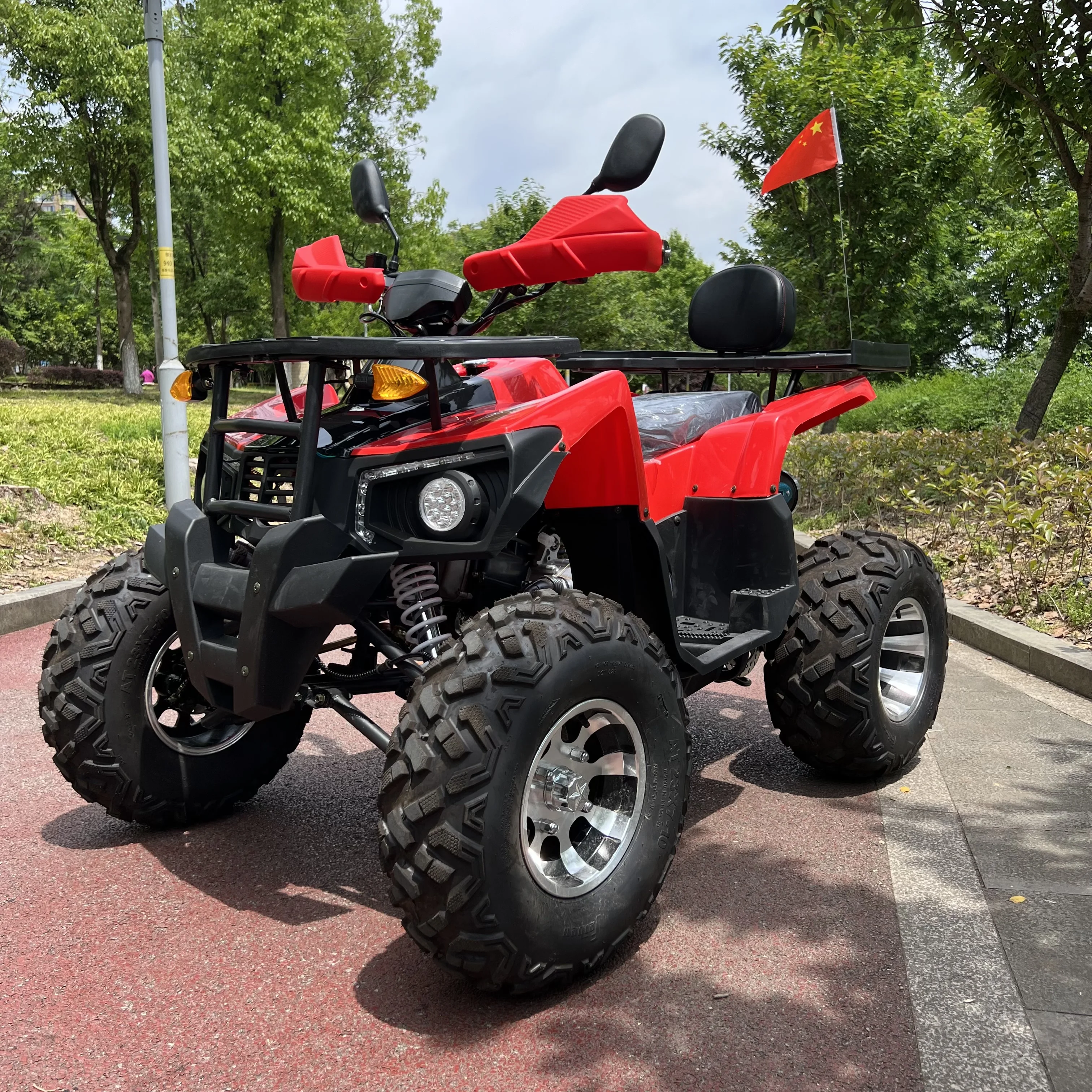 New 250cc 4WD ATV Quad Sport  2 Seater Electric/Gas Options Off-Road Ready 4-Stroke Engine Automatic Transmission