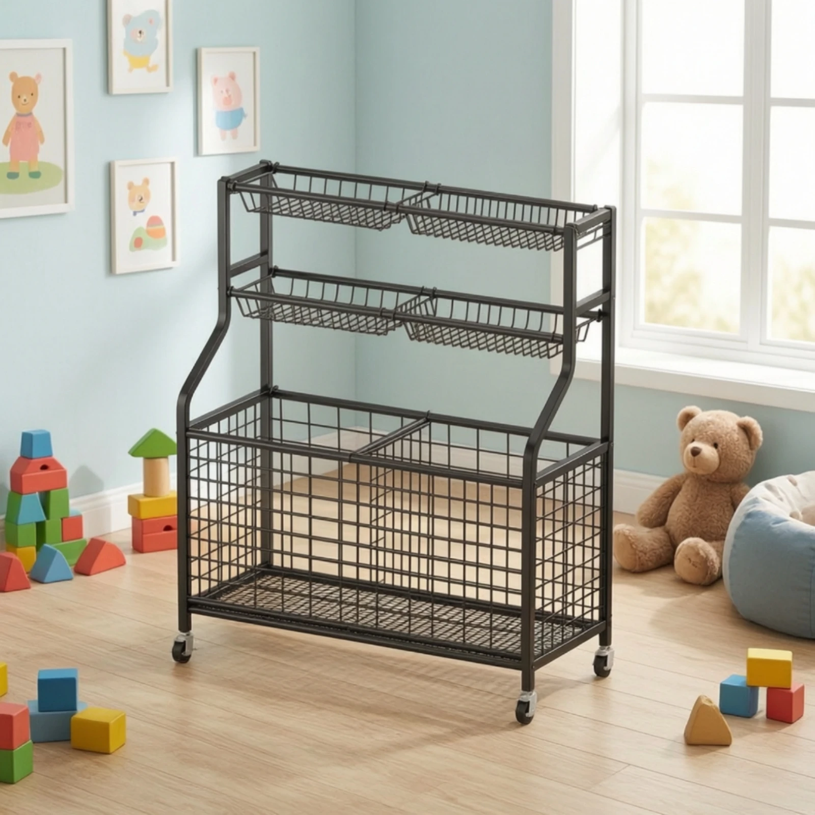 ローリングスポーツボール収納カート メッシュボール収納ラック - Sports Equipment Cart のレビューと価格