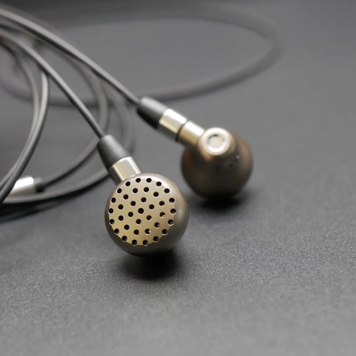 

HiFi Flat Head Wired Earbuds Metal Cavity MMCX Detachable Cable 3.5mm/Type-C
