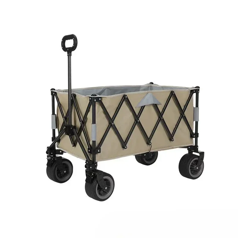 Outdoor camping camping cart, camping cart folding portable