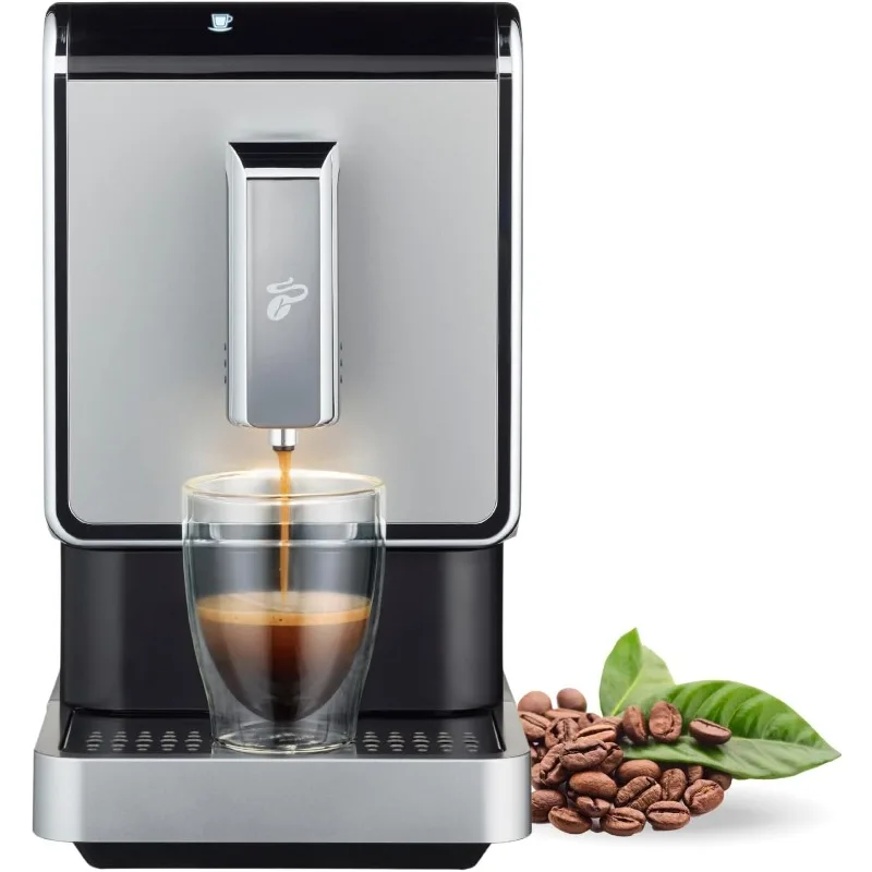Single Serve Coffee Maker - Automatic Espresso Coffee Machine - Built-in Grinder, No Coffee Pods Needed