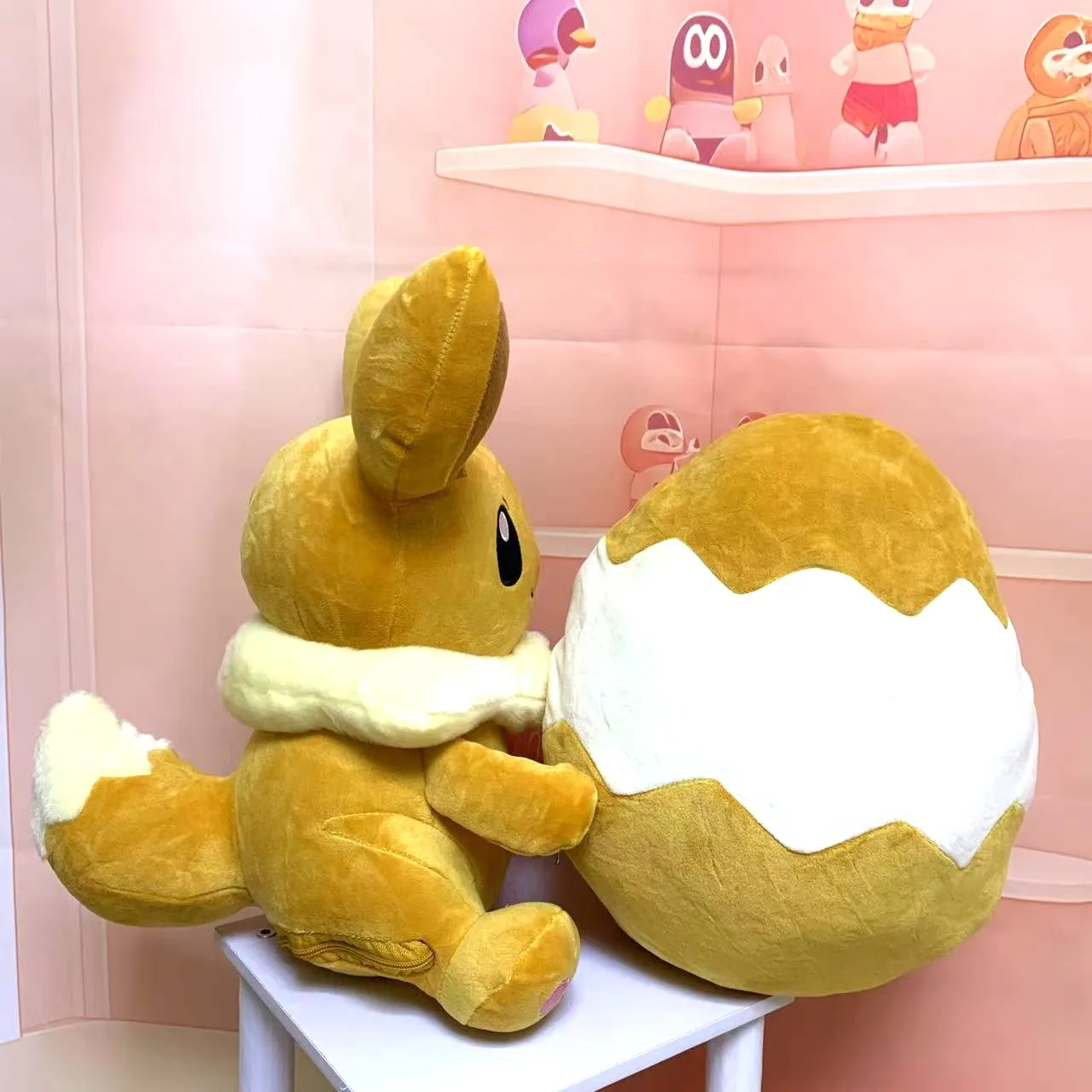 Hot 30 cm Pokemon Eevee Veranderend Ei Omkeerbare Pluche Pop Kussen Cartoon Kawaii Anime Elf Eevee Knuffel Verjaardagscadeau voor kinderen