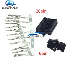 for BMW EVO host programming connector Ethernet plug interconnection driving OABR plug reversing video shell 20pin 6pin