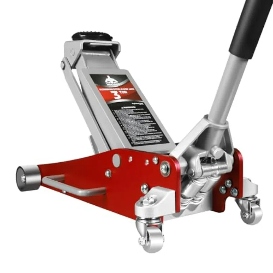 

3 Ton Low Profile Aluminum and Steel Racing Floor Jack with Dual Pistons Quick Lift Pump for Sport Utility Vehicle Lifting Rang