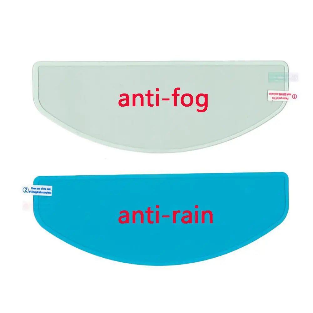 หมวกกันน็อค CLEAR Anti-FOG Patch กันฝนป้องกันฟิล์ม Universal เลนส์ฟิล์มรถจักรยานยนต์ Visor หมอกอุปกรณ์เสริม