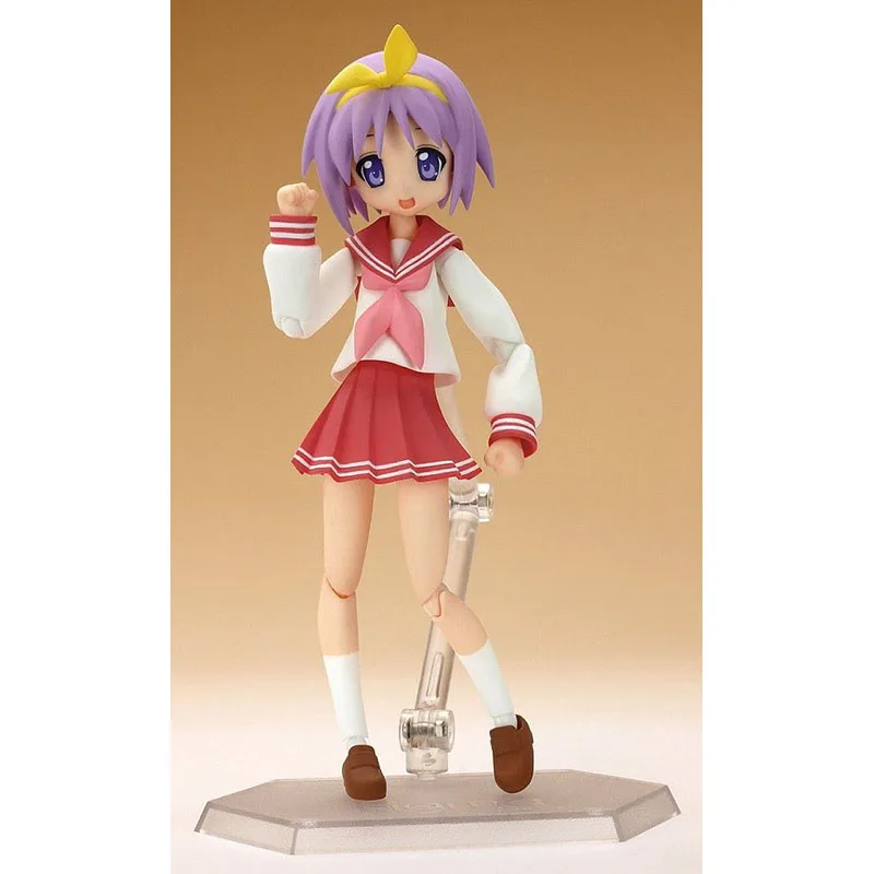 Original Max Factory Lucky Star Figma 012 044 Hiiragi Tsukasa 045 Tamura Hiyori 046 Iwasaki Minami Takara Miyuki Model Toys