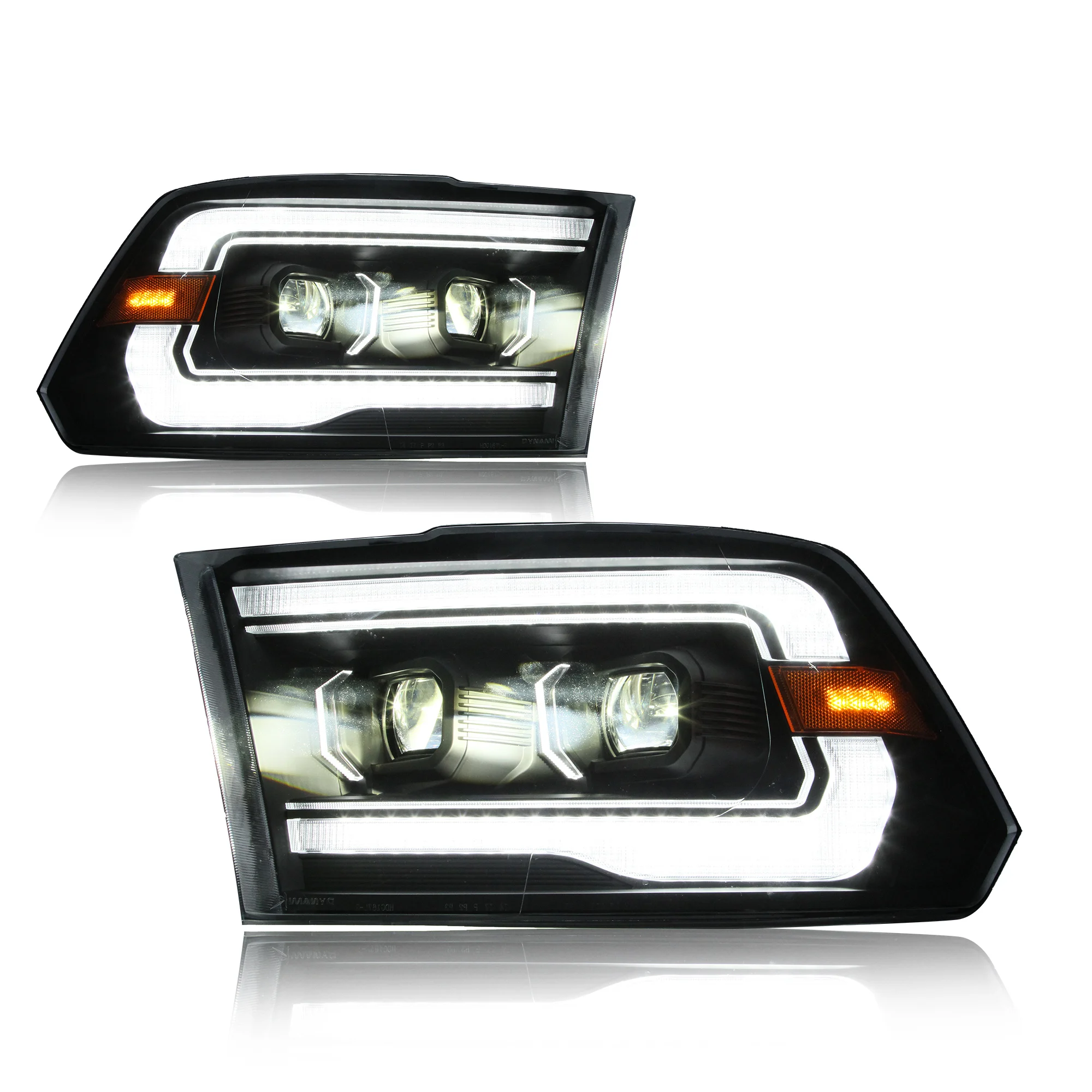 

Auto Lighting Systems Accessories for dodge Ram1500 Headlights 2009-2018 RAM 1500 2500 LED Headlampcustom
