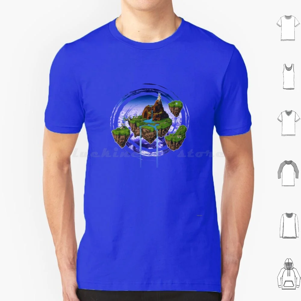 Camiseta Kingdom Of Zeal-Chrono Trigger talla grande 100% algodón Zeal Chrono Trigger videojuegos Snes Rpg Super Retro Likelikes
