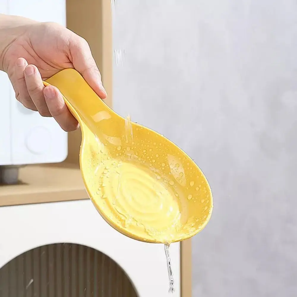 

New PP Spoon Rest Colorful Storage Shelves Large Spoon Holder Kitchen Accessories Heat-Resistant Cooking Spoon Rest