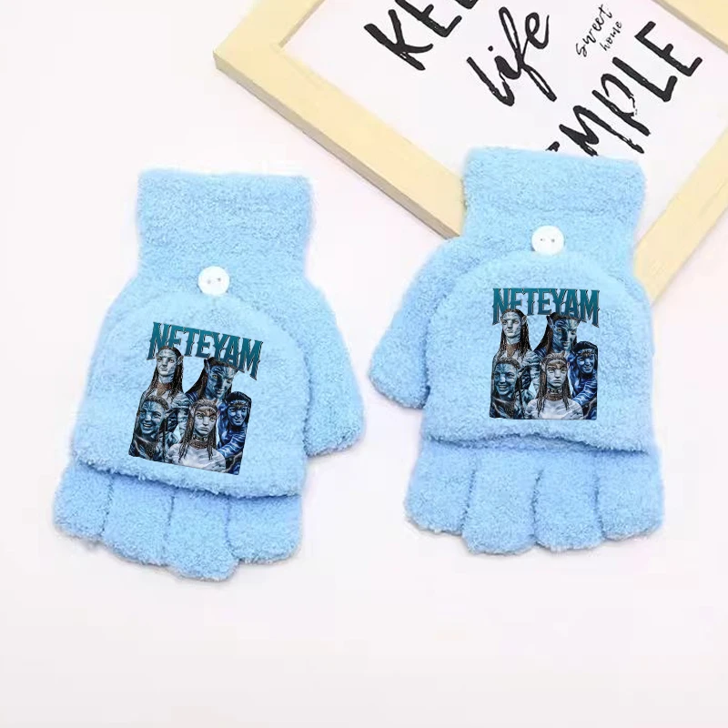 

Avatar Fire and Ash Gloves Disneys Boy Winter Flip Cover Mittens Kids Outdoors Warm Cute Glove Children Clothes Accessories Gift