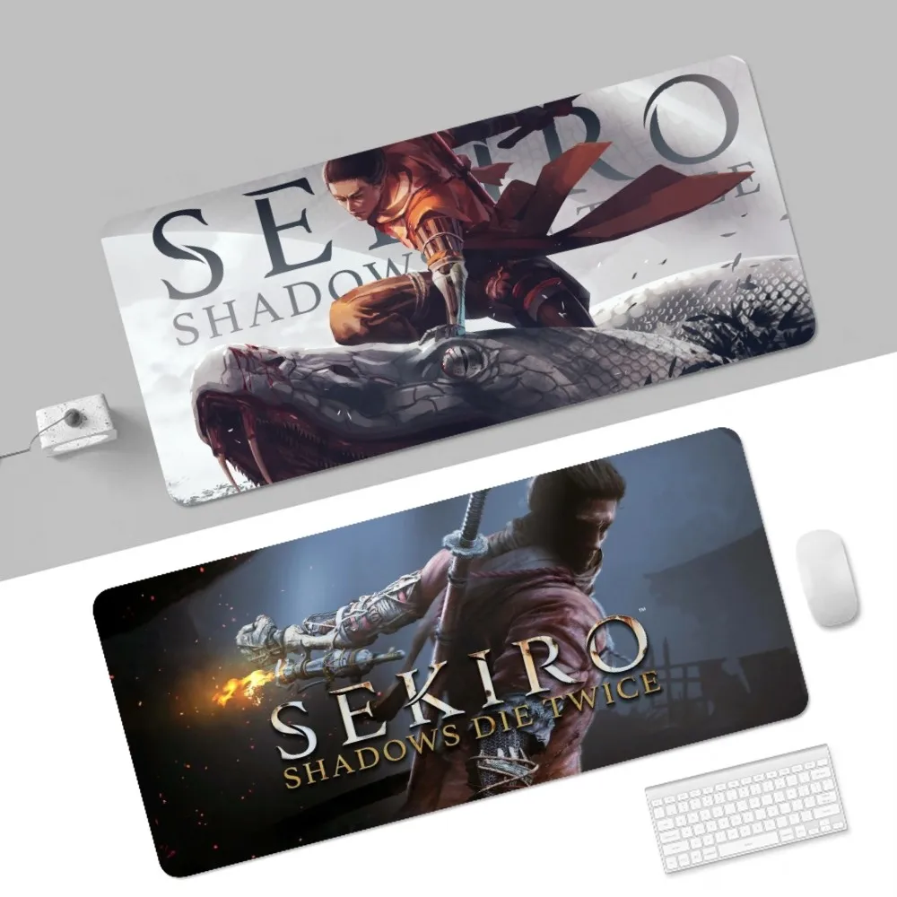 Sekiro Shadows Die Twice 90x40cm Big Keyboard Mat Table Mat Students Gamer Desktop Mousepad Gaming Mouse Pad Desktop Mat