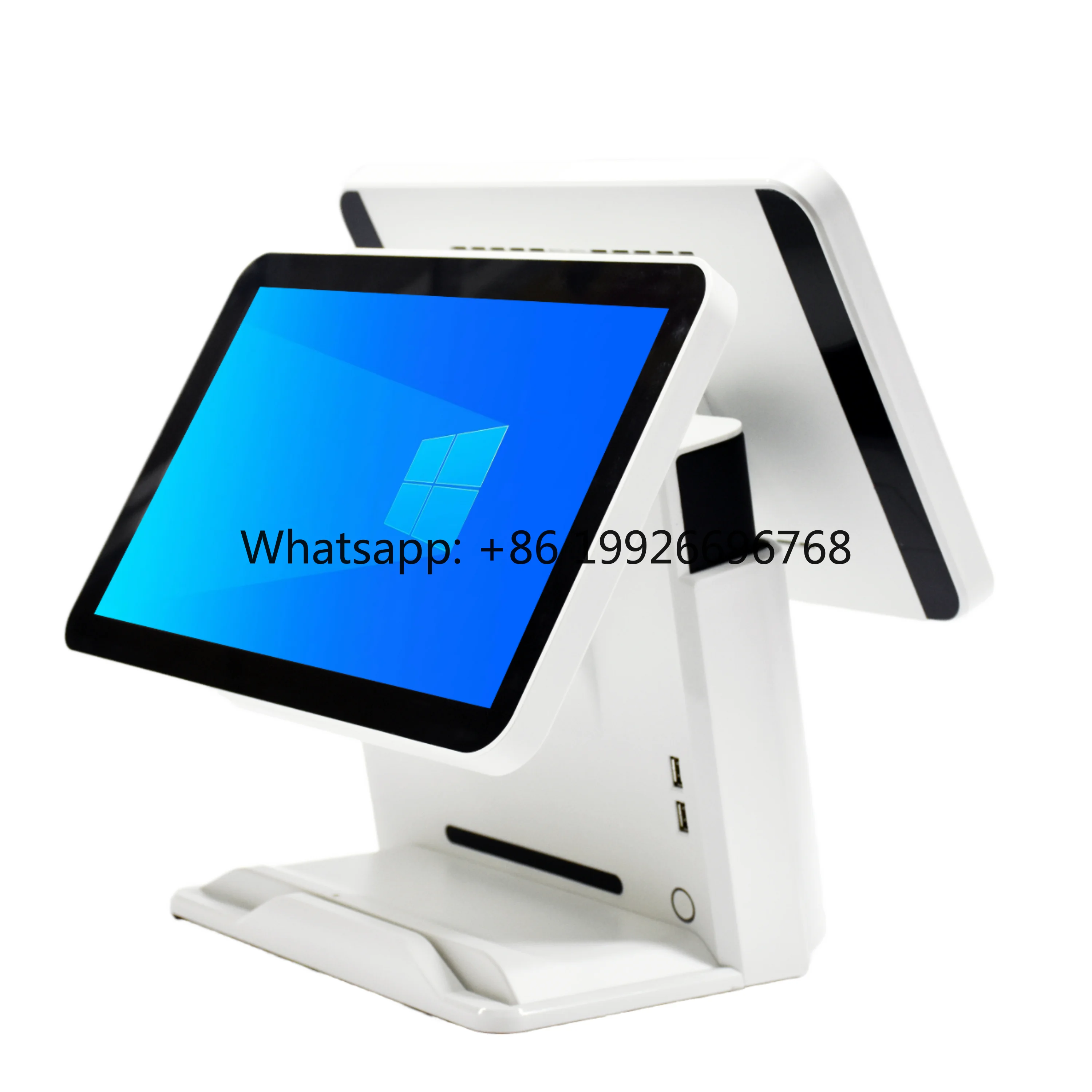 Single Screen Android AHD 16 POS Terminal All-in-One Touch Stock for Supermarket 58mm Thermal Printer Cash Register