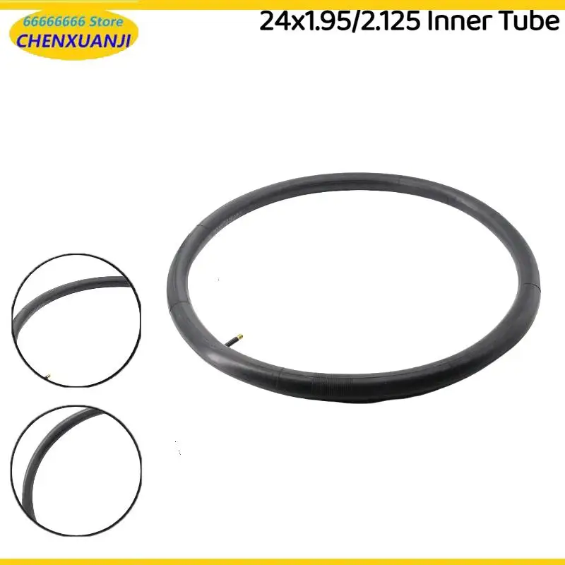 24X1.95/2.125 Straight Mouth Inner Tube  Essential Tire Accessory For Bicycles And Mountain Bikes