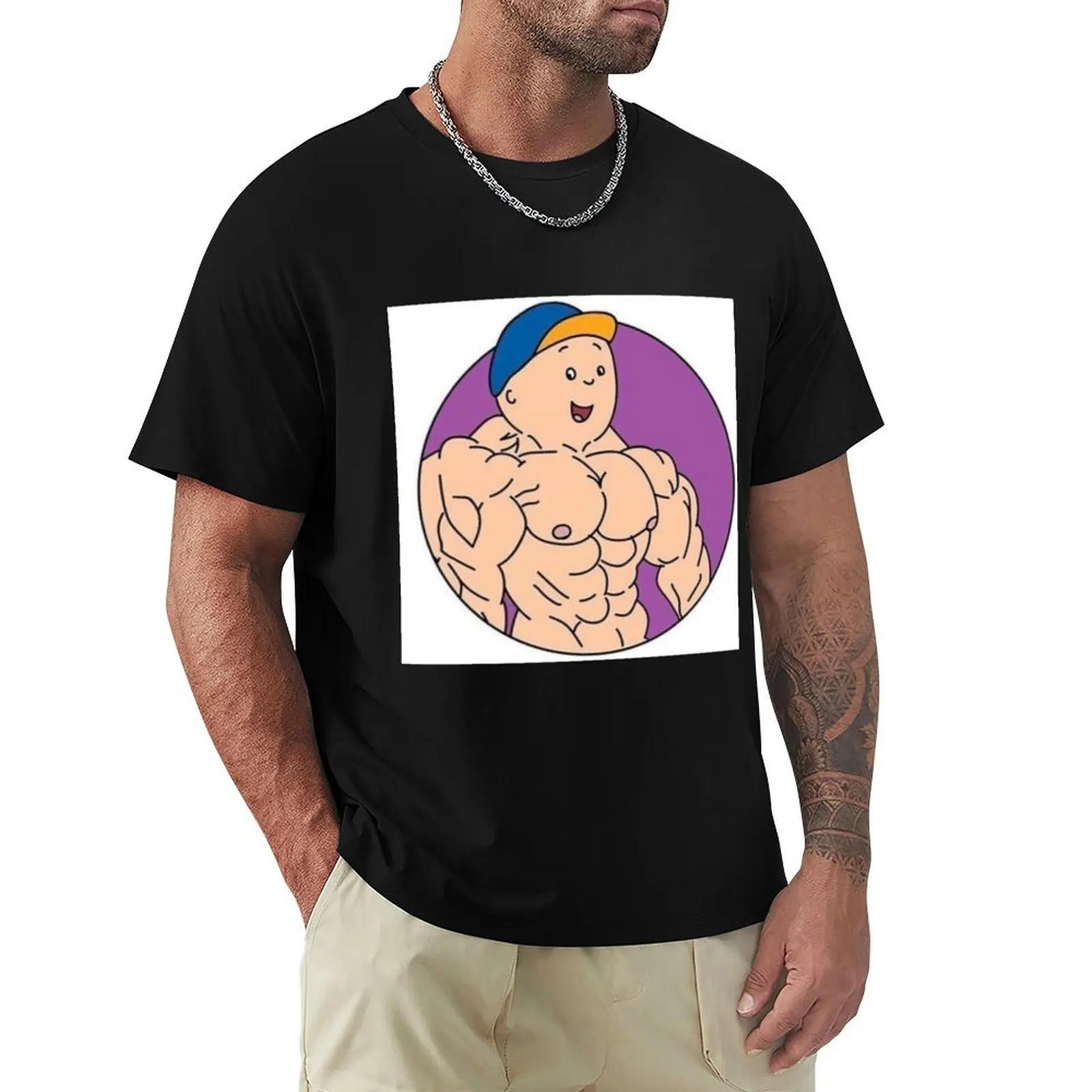 

Buff Af Caillou T-Shirt Novelty Graphic Tee Shirt