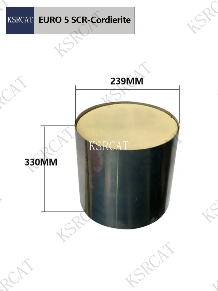 EURO 5 انبعاث محرك الديزل SCR 239*330 مللي متر تنقية العادم الاختيارية الحفاز الديزل المحول الحفاز