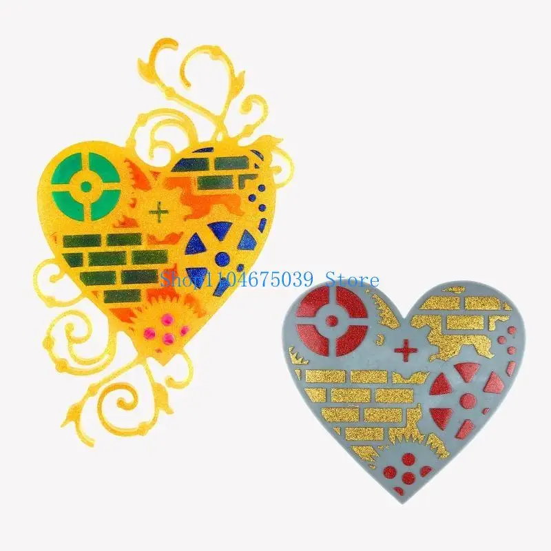 5asd Wall Hanging Silicone Mould DIY Desktop Ornaments Pendant Epoxy Resin Mold