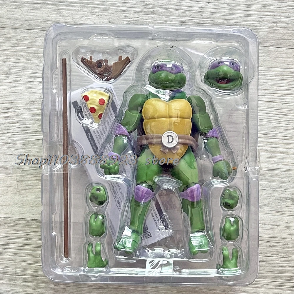 Ninja Turtle Figure Neca 1990 Film Version Turtles Action Figure SHF TMNT Raphael Leonardo Michelangelo Donatello Model  Gifts