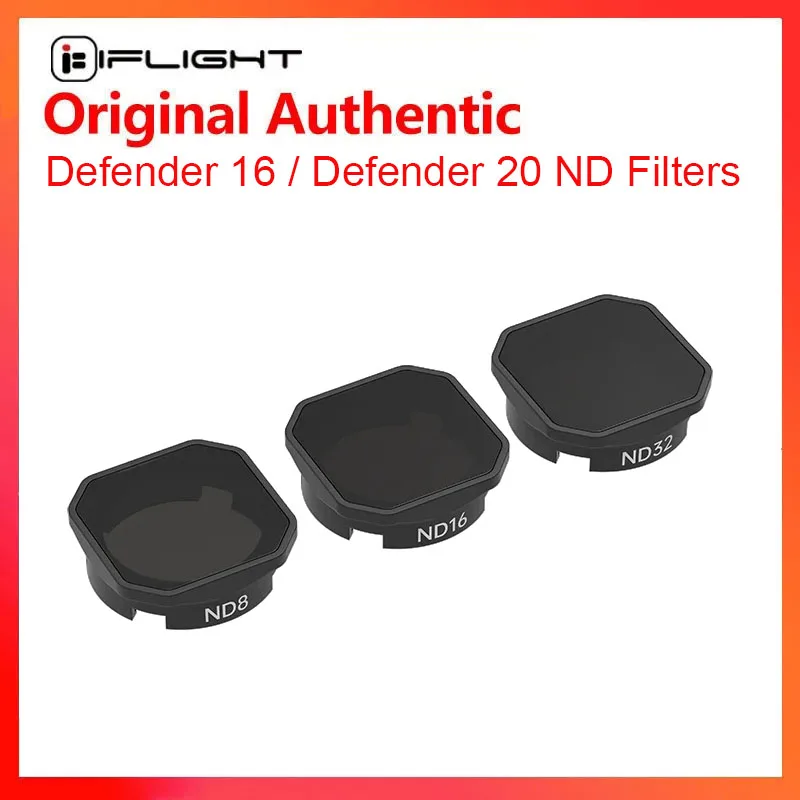 iFlight Defender 16 / Defender 20 ND Filters Set ND8 / ND16 / ND32 for DJI O3 Air Unit DJI O3 Lite FPV parts