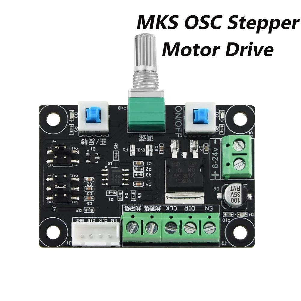 Nema17/23ステッピングモータードライバーmks osc pwmパルス信号発生器モジュールモーター速度周波数方向制御レギュレータ