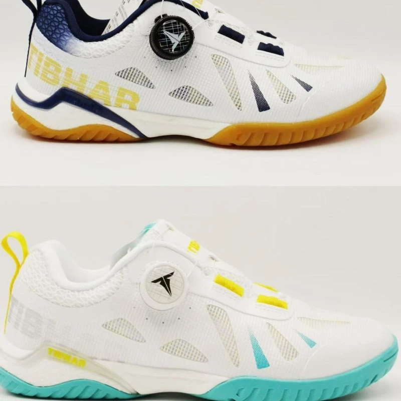 

Профессиональная обувь для настольного тенниса, дышащая и нескользящая пара обуви для бадминтона, теннисная обувь с быстрой шнуровкой, унисекс