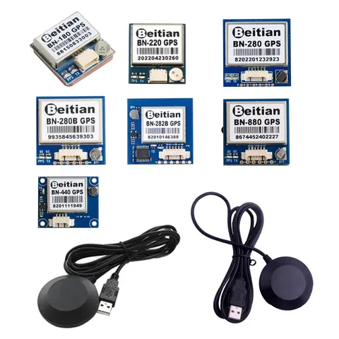 Beitian GPS Module M8 Chip BN-180 BN-220 BN-280 BN-880 BN-440 BN-282B BN-280B GLONASS with Antenna for Pixhawk Flight Controller