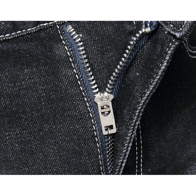 Italian Style Fashion Men Jeans Black Stretch Trousers Elastic Slim Fit Vintage Jeans Men High Quality Designer Denim Pants