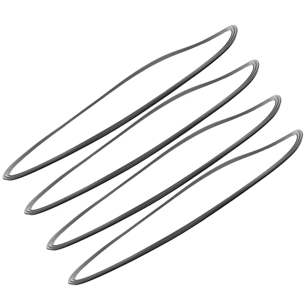 4Pcs Bar Stool Base Rubber Ring Non Slip Round Floor Protectors No Scratch Chairs Feet Pads for Kitchen Barbershop Cafe