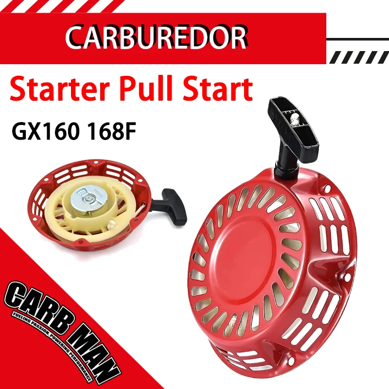 

Lawn Mower Blower Recoil Rewind Starter Pull Start For Honda GX120 GX160 GX200 5.5HP 6.5HP Gas oline Engine