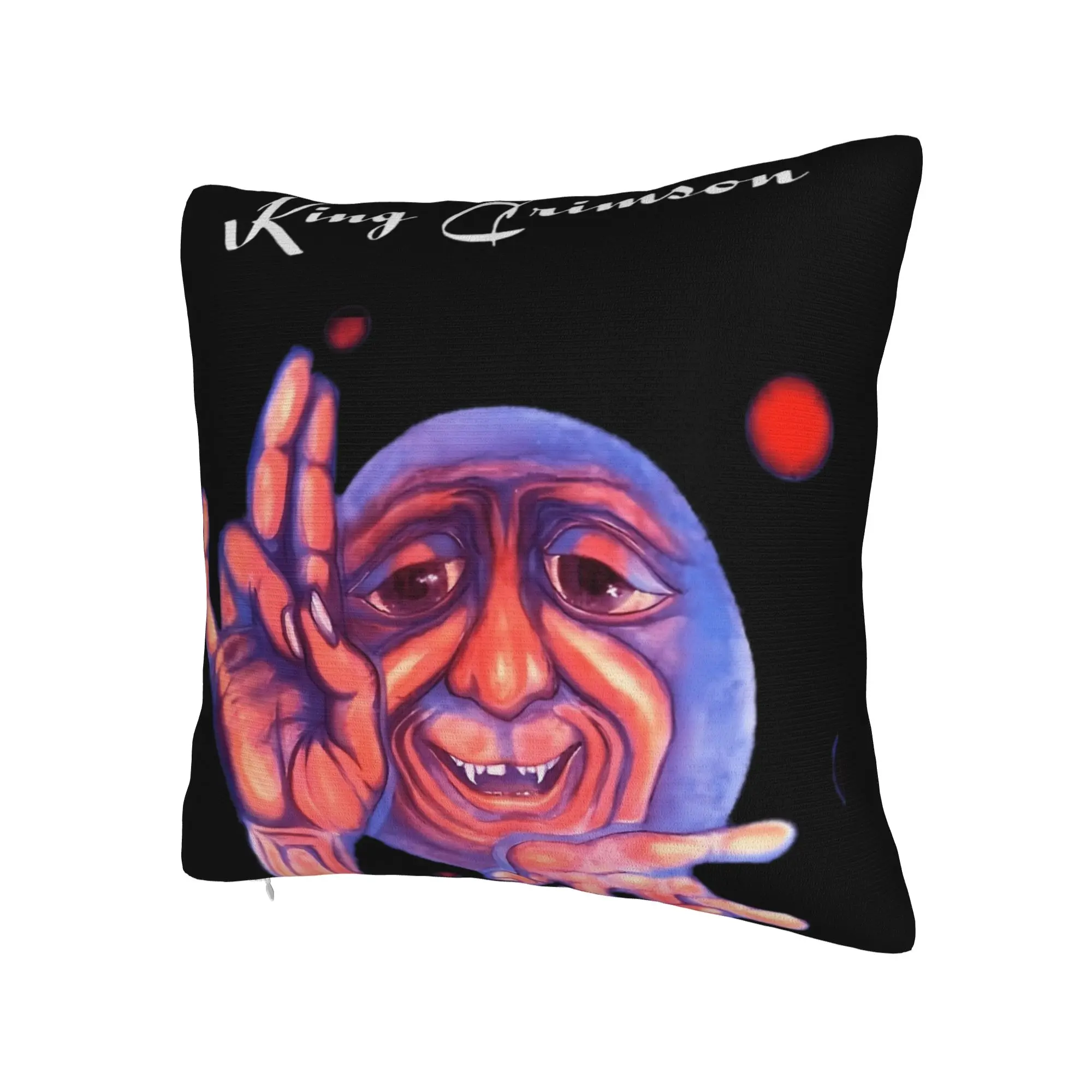 King Crimson Rock Band Pillowcases Accessories Printed Cushion Cover Decorations  Pillow Case Cover Home Multiple Sizes
