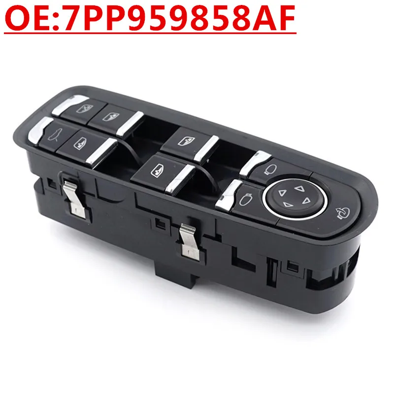

OE:7PP959858AF 7PP959858MDML Power Window Master Control Switch For Panamera Cayenne Macan 2011-2017,13 Pins