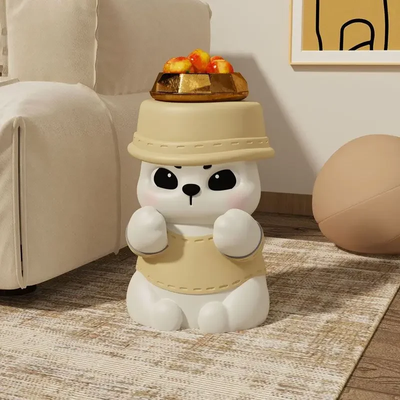 *Re Yuanqi Bear Entrance Hall Shoe Changing Stool Floor Ornaments Home Accessories Living Room Sofa Bedside Table~