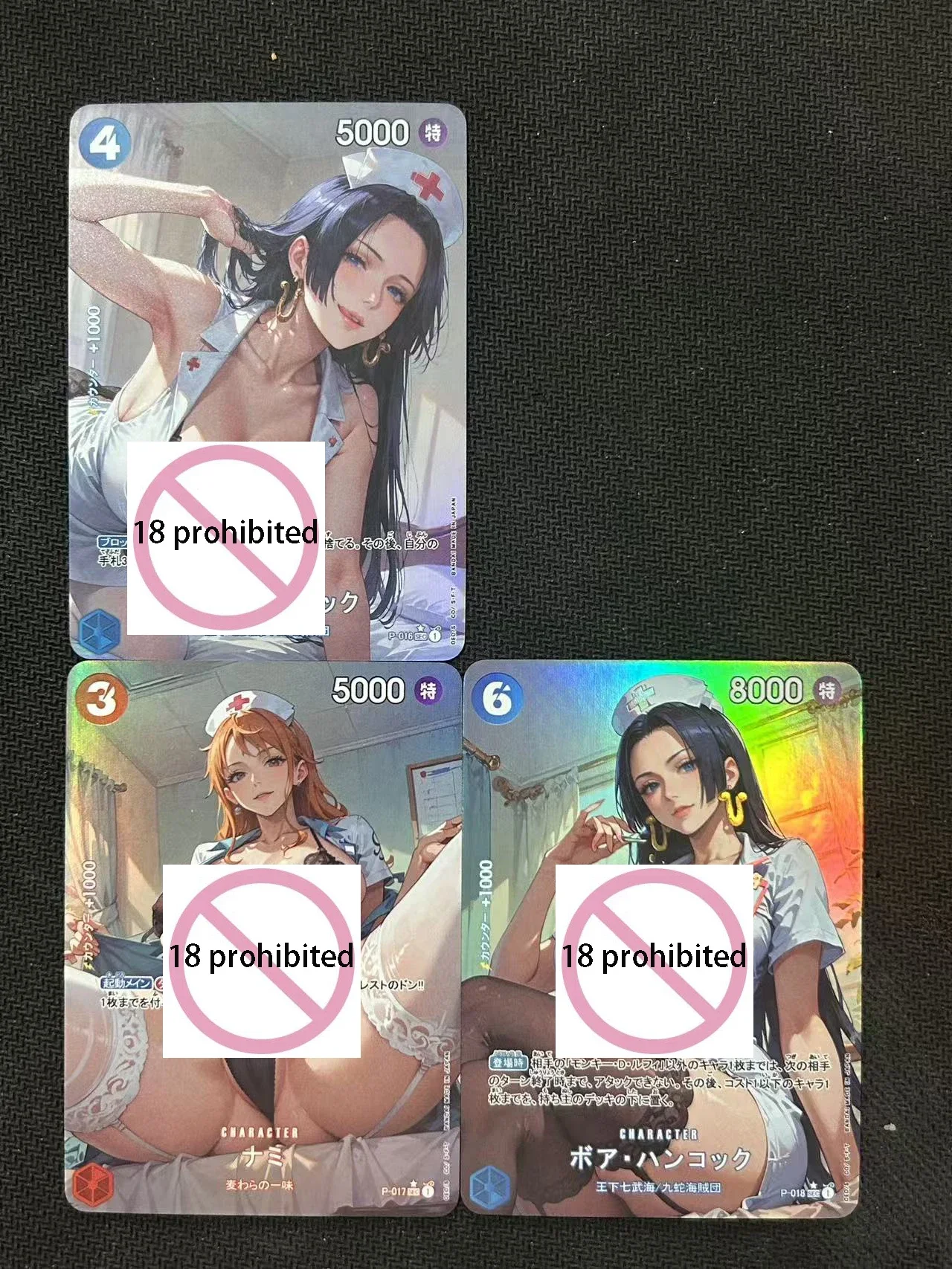 One Piece Boa Hancock Self Control รวบรวมลายเซ็น Trading Flash Card อะนิเมะการ์ตูนของขวัญ 63*88 มม.Diy