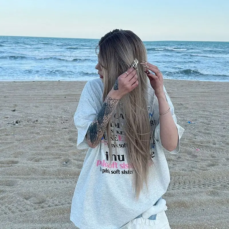 

Womens Short Sleeve T-Shirts Feminine Cotton Lace Comfortable Relaxed Fit Romantic Vacation Stylish Floral Summer Korean Casual