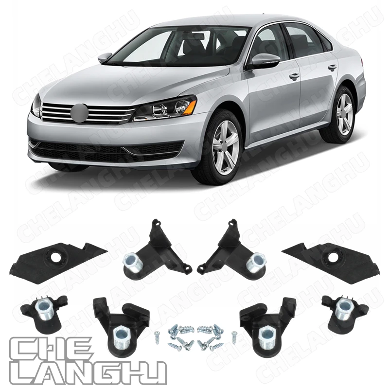 Front Headlight Repair Kit For VW Passat B7 2011 2012 2013 2014 European Version Car Accessories Screw 3AA998225 3AA998226