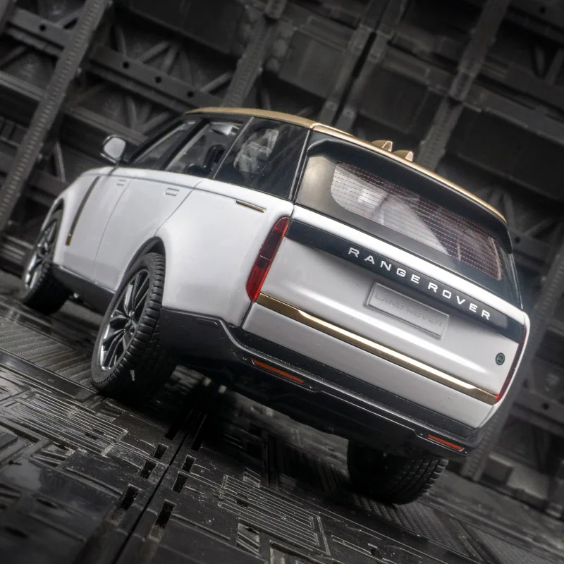 1:24 Range Rover SV2022 vehículo todoterreno modelo de coche de aleación ornamento, puertas y capó del motor, el maletero se puede abrir