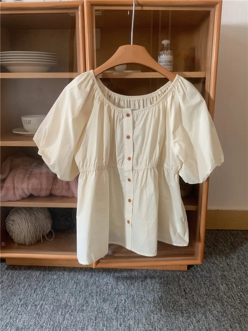 Chemisier en mousseline de soie à manches longues pour femmes, chemise de printemps pour femmes, chemisier maxi, décontracté, élégant, vintage, surdimensionné, blanc, été