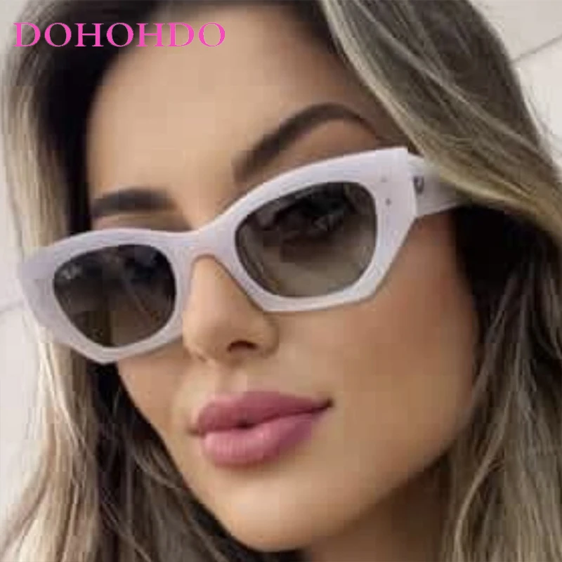 

Vintage Rice Nail Cat Eye Women Sunglasses Brand Design Retro Classic Men Sun Glasses Summer Drive Travel Female Eyewear UV400