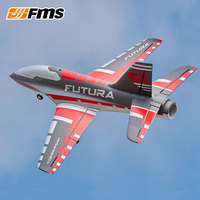 Fms 64mm PNP Futura Entry Level Jet Fixed Wing Remote Controlled Electric Model Airplane Kit Assembly Required