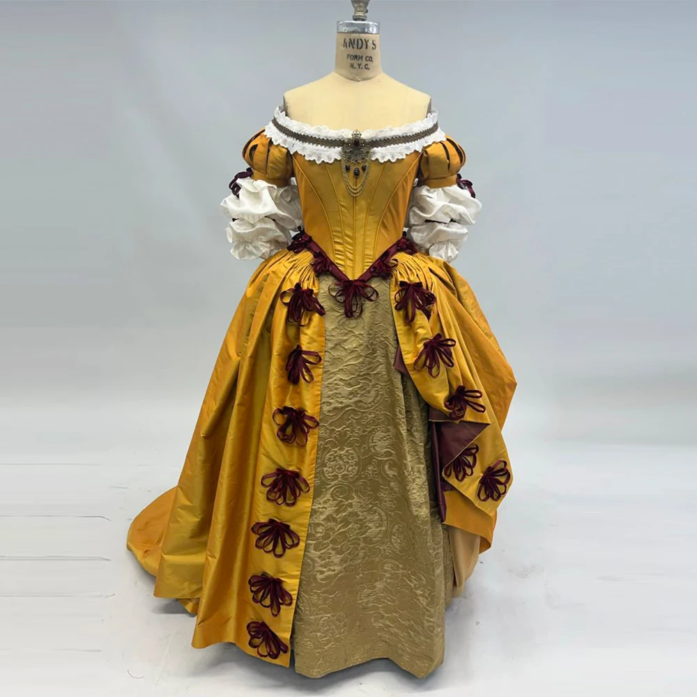 Traje para caminar rococó barroco de princesa de la corte de los años 1660, vestido de baile de Bella del Sur de la guerra Civil victoriana, vestido de escenario Musical para teatro